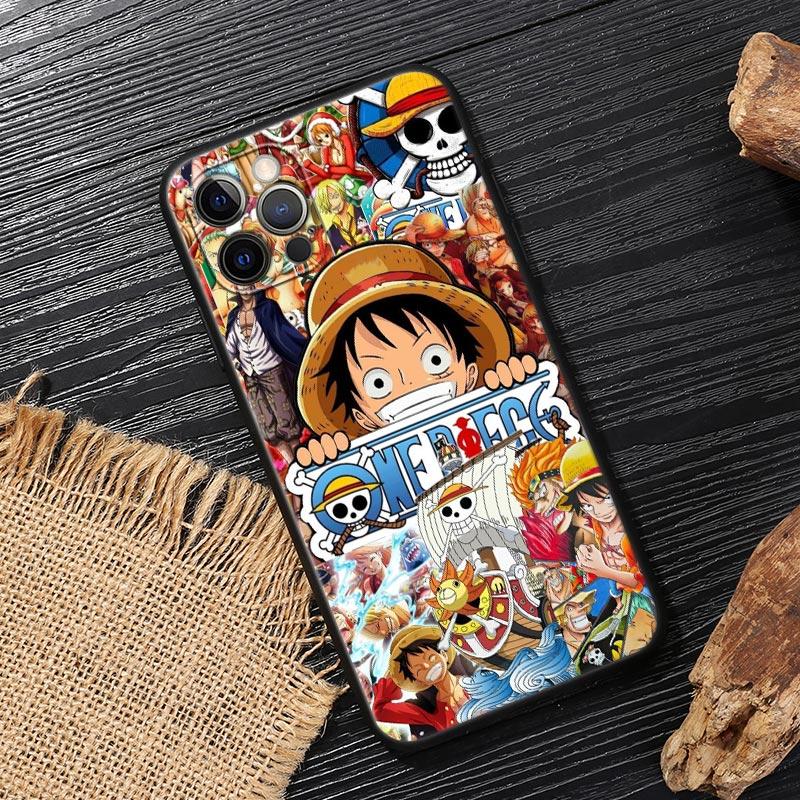 Monkey D Luffy One Pieces Anime For iphone 17 Case For iPhone 16 15 11 12 13 Mini 17 Pro Max 16 Plus 17E 16E Air Case Soft Cover