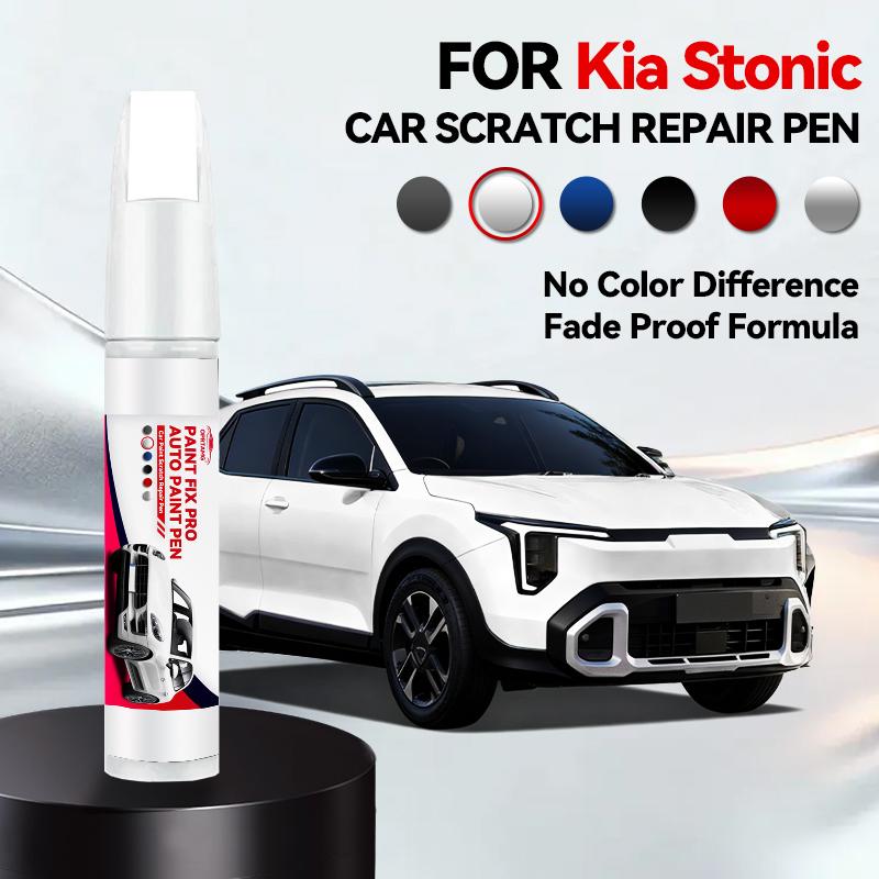 OPRTAMG Purpose Vehicle Car Paint Repair Pen For 2017-2025 Kia Stonic Paint Scratch Repair Accessories White U4 Red SQ Black 9B
