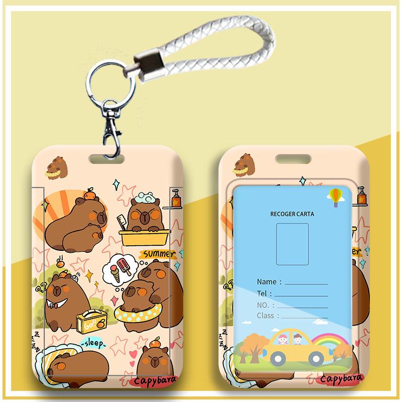 Student Preschool/Work ID & Transportation Lanyard Card Holder