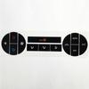 70*180mm AC Button Repair Stickers Black High-Quality