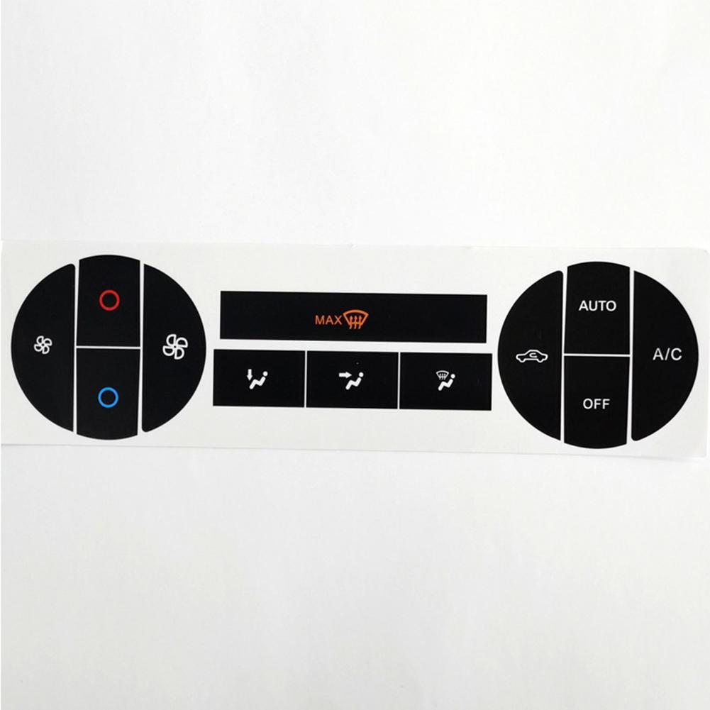 70*180mm AC Button Repair Stickers Black High-Quality