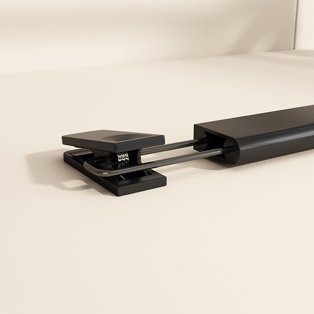 10Pcs/Pack Home Frosted Plastic Trouser Rack Strong Seamless Clip Hangers To Dry Clothes With Non-Slip Clips