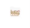 Elegant Queen Crown Brooch Pins Sparkling Rhinestone Lapel Pin Birthday Party Celebrations Women's Fashion Accessories