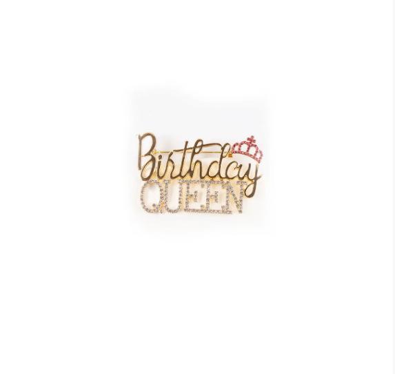 Elegant Queen Crown Brooch Pins Sparkling Rhinestone Lapel Pin Birthday Party Celebrations Women s Fashion Accessories