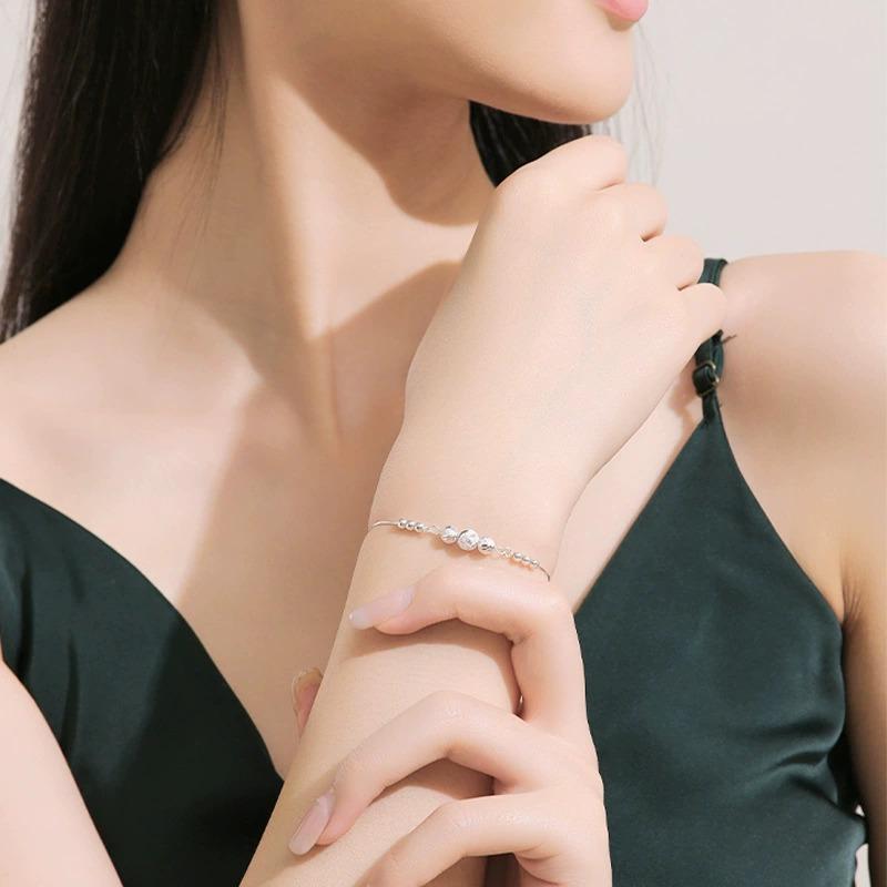 Bracelet Ingenuity Sansheng III Transfer Bead Bracelet Fashionable Versatile Jewelry for Girlfriend's Birthday Gift