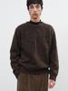 GENERALIDEA Unisex Hairy Knit Pullover [Brown] / Sbe4U05010