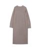 Baseukala Modern Round Neck Long Knit One-Piece (3Colors)