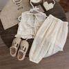 Set Stil Prințesă pentru Fete Set Rochie de Vară pentru Bebeluși Set Subțire de Plajă de Vară pentru Copii
