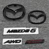 ABS glossy black Car Logo For 2014 2015 2016 2017 2018 2019 MAZDA6 ATENZA Logo Emblem accessories SKYACTIV Badge BBF3