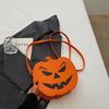 Halloween pumpkin bag women's new niche design personalized mobile phone bag casual messenger bag tide
