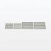MUJI Stackable Velour Case for Necklaces / Acrylic Case, Gray, 235cm (W) x 155cm (D) x 25cm (H),