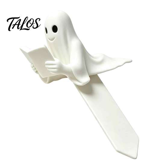 3D Printed Page Marker Ghost Reading Book Bookmark, Halloween Marker, Party Favors Lightweight PLA Clip for Students And Office Supplies Unique