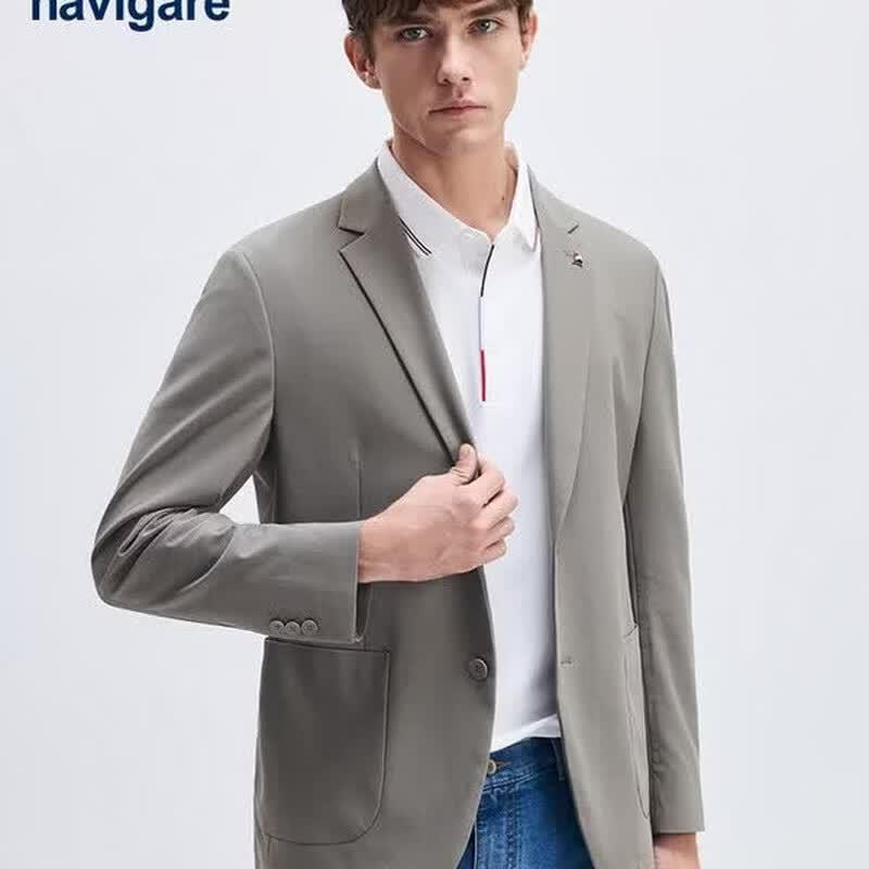 Navigare Men s Casual Business Suit Jacket S