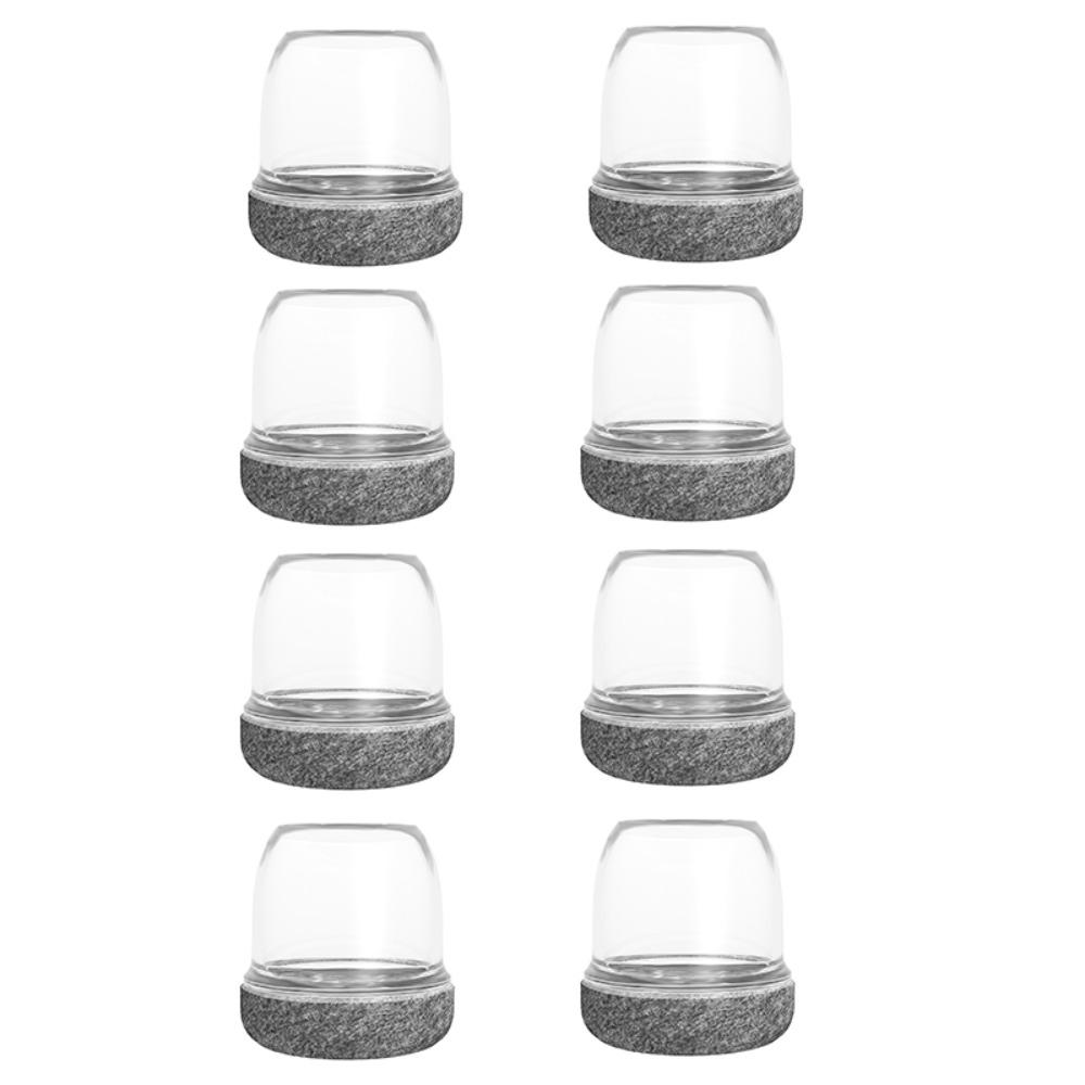 8pcs Resilient Furniture Feet Pad Non-slip Chair Leg Silent Mat Chair Leg Protector Pad  Tables