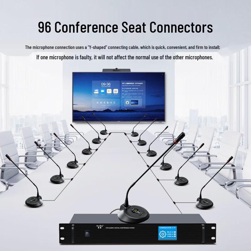 HuiDu GLE-900C Wired Conference Microphone System (CN version)