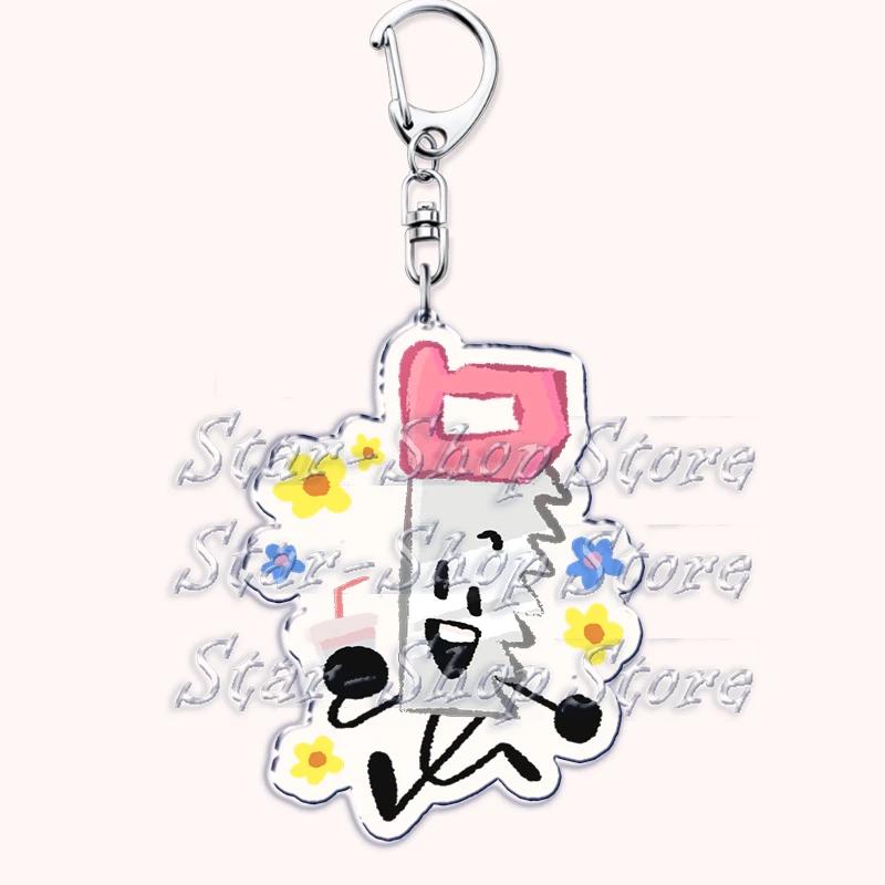 

Hot Game Characters Keychain for Accessories Bag Firey Ruby Teardrop Flower Pin Coiny Price Tag Keyring Jewelry Fans Gamer Gifts