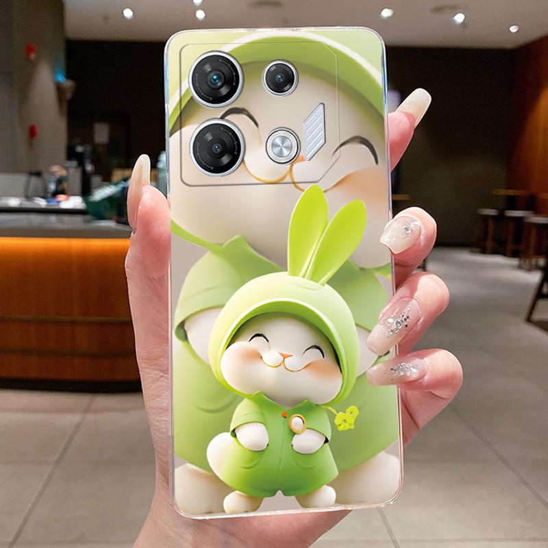 Casing For infinix GT 10 Pro Luxury Dragon Cute Cool Boys Girls Transparent Phone Case Back Cover infinix GT10 Pro GT10Pro Shell