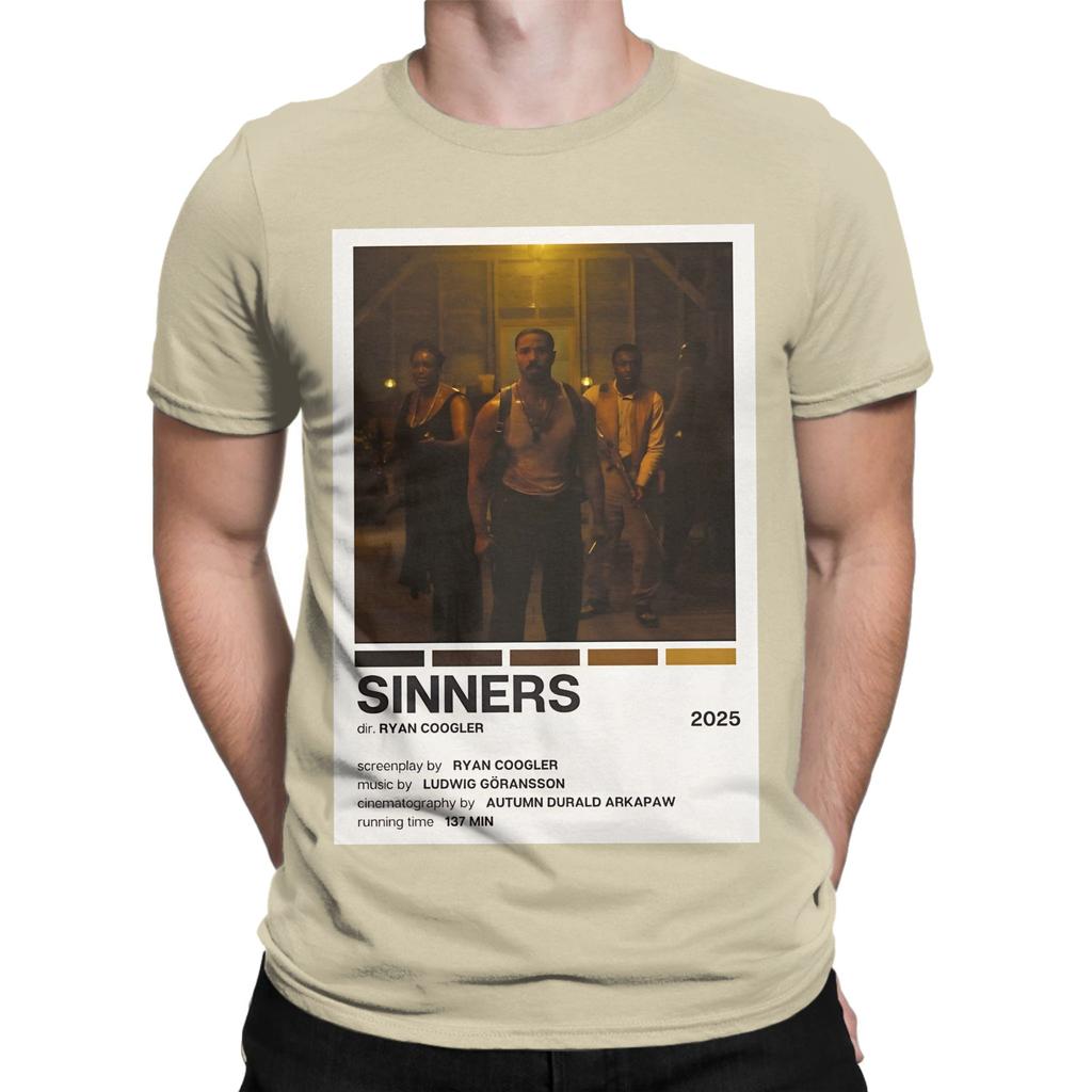 Sinners 2025 Movie Poster Funny Graphic 100 Cotton Tshirt Sinners Tops Tees For Unisex