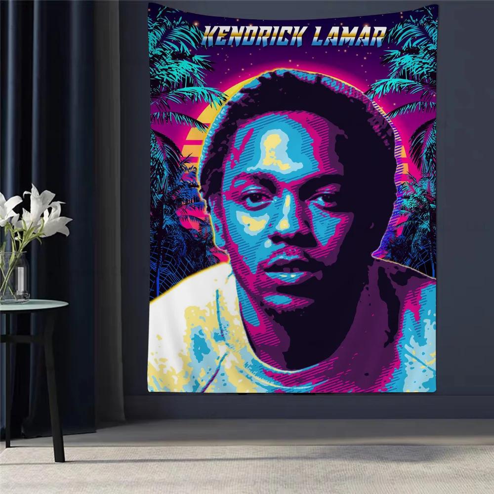 Kendrick Lamar Kung Fu Kenny Hanging Bohemian Tapestry Hanging Tarot Hippie Wall Rugs Dorm Wall Hanging Home Decor 100X70CM