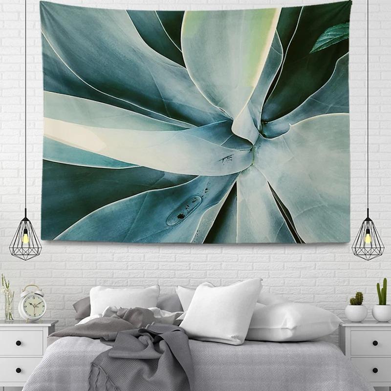 Flowers and Succulents Tapestry Home Wall Decoration Tapestry Office Living Room Tapestry
