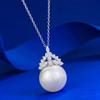 New European and American S925 Silver Necklace Pendant for Women's Light Luxury Daily Fashion Wedding Jewelry