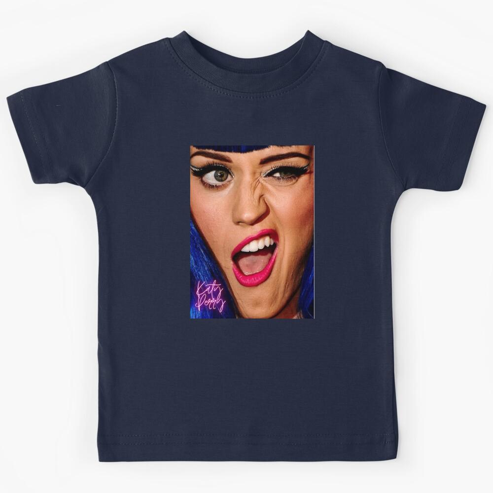 Katy Perry double expression face tri-blend Kids T-Shirt 150