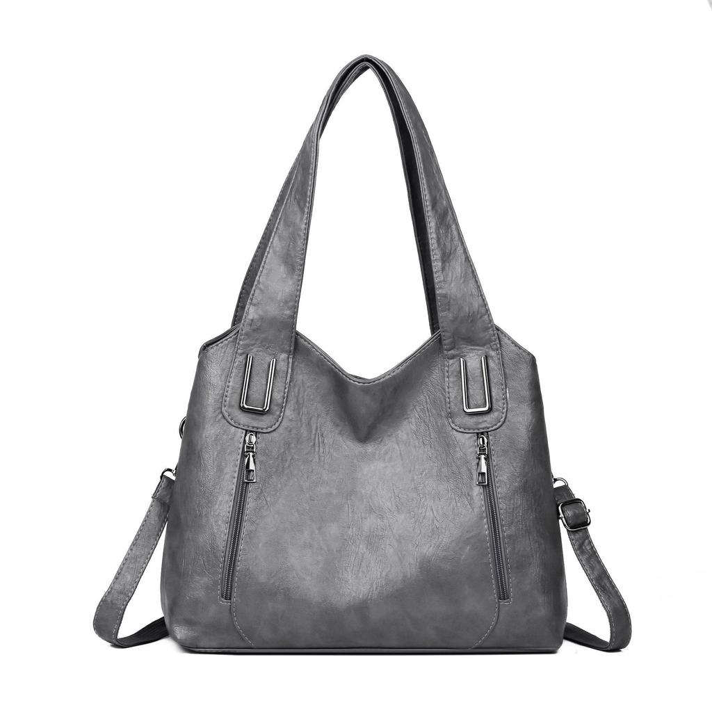 Large Capacity Tote Shoulder Crossbody Bag Women 2026 Fashi Versatile Casual Top Handle Handbag