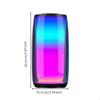 Speaker Portable, Powerful Bass, Home & Outdoor Use Black Pulse 6