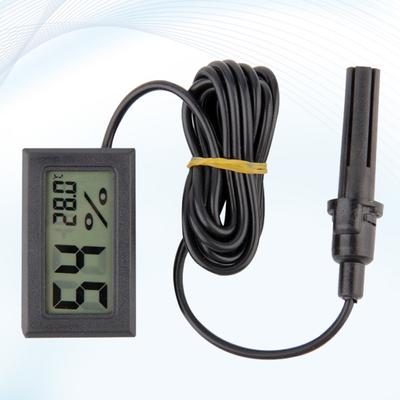 Mini Cyfrowy Termometr Higrometr Sonda Temperatury Miernik Wilgotności Wyświetlacz LCD