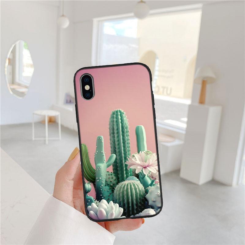 FM11 Cacti Succulent Phone Case for Motorola Edge 60 60s 70 G86 G56 G54 E14 G04S G45 G54 G64 S30 S50 X30 X40 X50 Pro Power