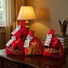 Reusable Knitted Candy Tote Bag with Wrist Strap, Cartoon Auspicious Horse Mascot Design, Perfect for Shopping & Gift Packaging