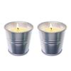 Set of 2 Outdoor Indoor Scented Candle Natural Wax Candle Set for Garden Yard Hausware Skeeter Repellents Candle