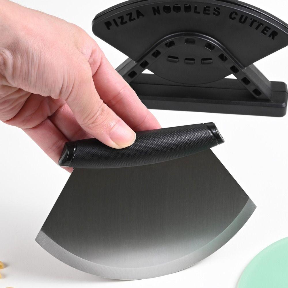 With Cover Standing Pizza Cutter Stainless Steel Cheese Cutter Baking Tool Pizza Slicer  Dough