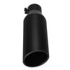 Universal Car Straight Exhaust Tip 2.5 Inch Inlet 4 Inch Outlet 12 Inch Length Stainless Steel Muffler Tip For Car Tailpipe