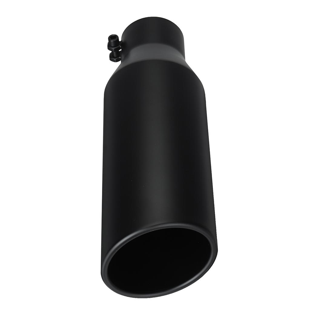 Universal Car Straight Exhaust Tip 2.5 Inch Inlet 4 Inch Outlet 12 Inch Length Stainless Steel Muffler Tip For Car Tailpipe