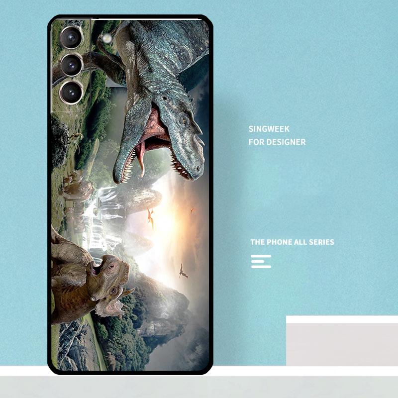 Dinosaur Case For Samsung Galaxy S25 Ultra S21 S22 S23 S24 Ultra S9 S10 S20 Plus S25 FE Phone Cover