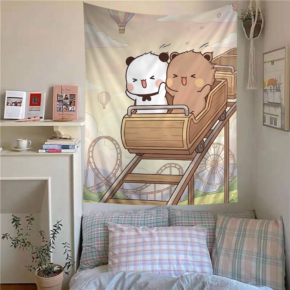 BuBu Und DuDu Anime Wandteppich Für Wohnzimmer Haus Studentenwohnheim Dekor Hausdekor