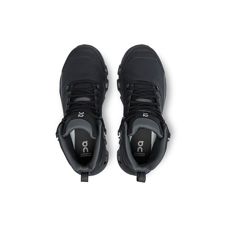 ON Cloudrock 2 Vandeniui atsparūs Juodi Eklipsiniai Moteriški Sportbačiai 63.98609