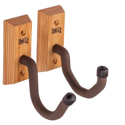 HOLDold UPp DISPLAIYsplaiy Gun Holder Rifle Wall Holder H Wood Set of 2 HD02