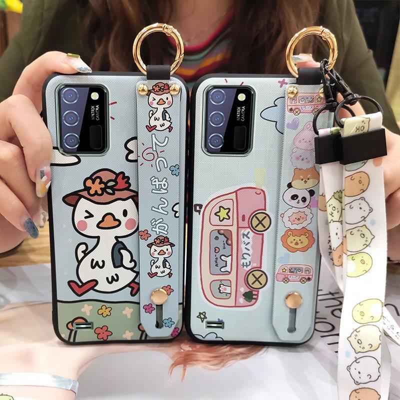Shockproof Anti-dust Phone Case For Oukitel C25 Soft case Phone Holder Ring Anti-knock Waterproof Fashion Design Cute