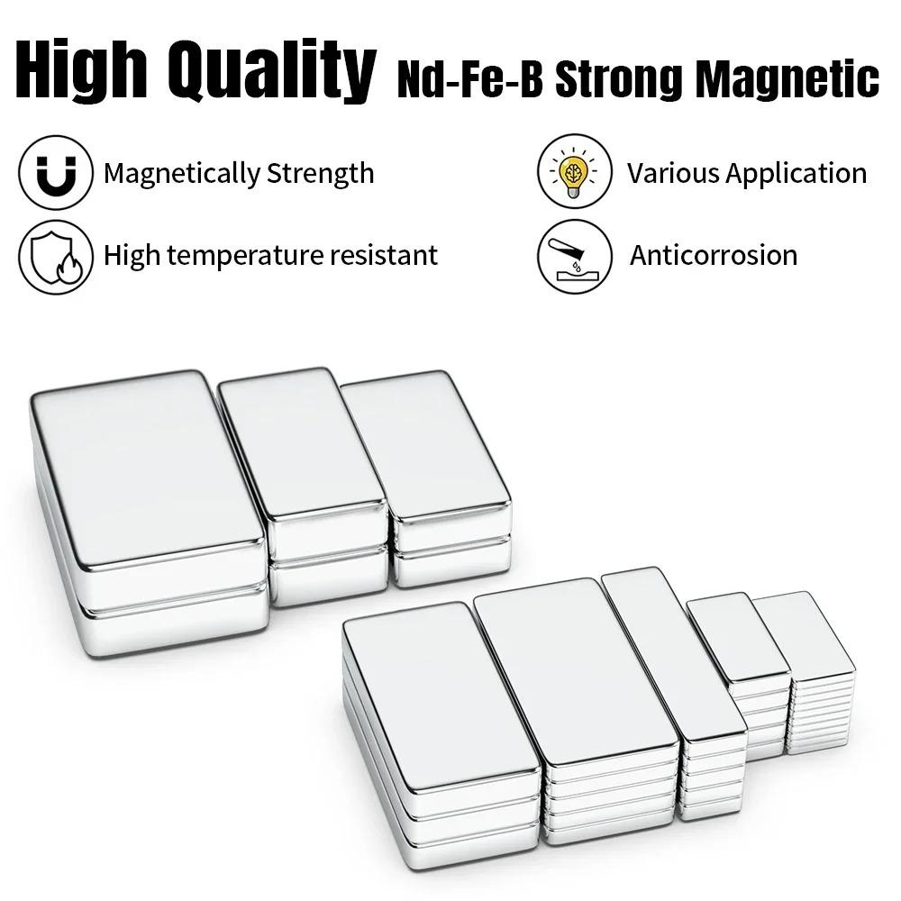 20X10X2 Rectangular Strong Magnetic Force N35 High Strength Neodymium Magnet Suitable Gardening Refrigerator Stickers