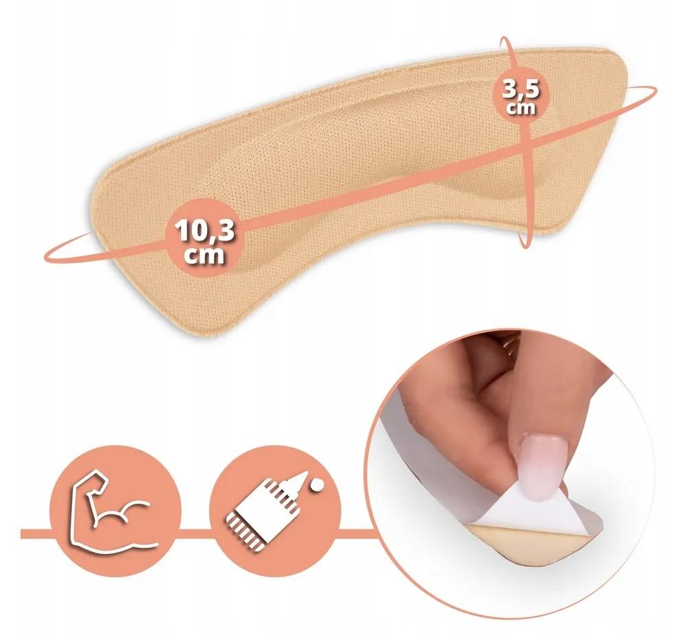 Foam Shoe Heel Pads for Abrasions 2 Pcs