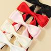 Sweet Double Layer Princess Bow Hair Clip with Long Trailing Ribbons