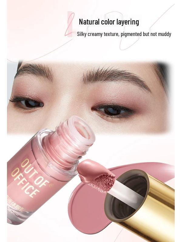 OUTOFOFFICE Oh Wild Temperament Matte Liquid Eyeshadow - Fine Shimmer, Easy Application for Brilliant Eye Makeup