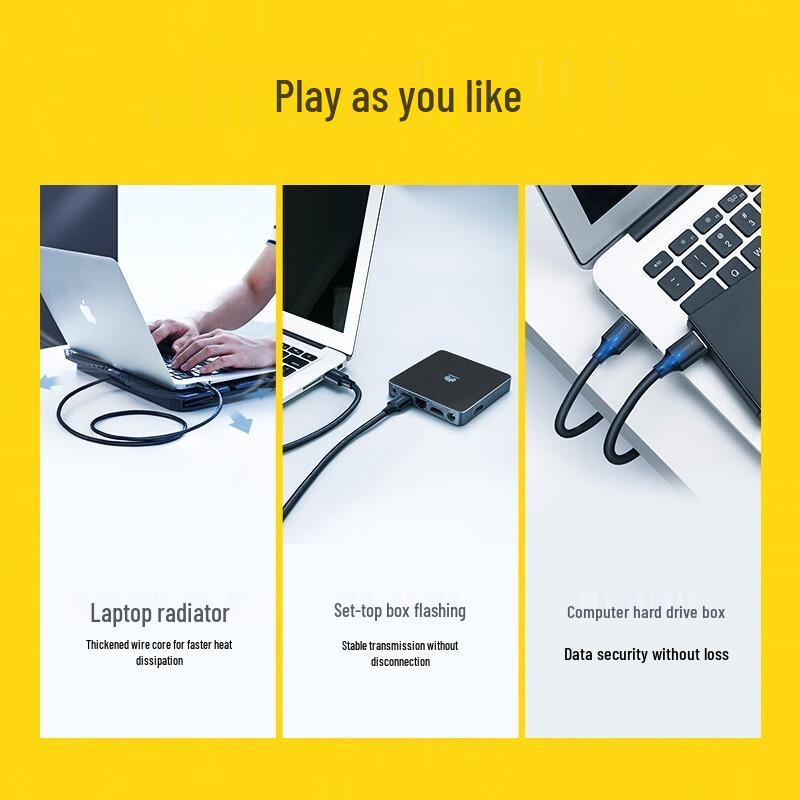 Ugreen USB2.0 Male-to-Male Data Cable