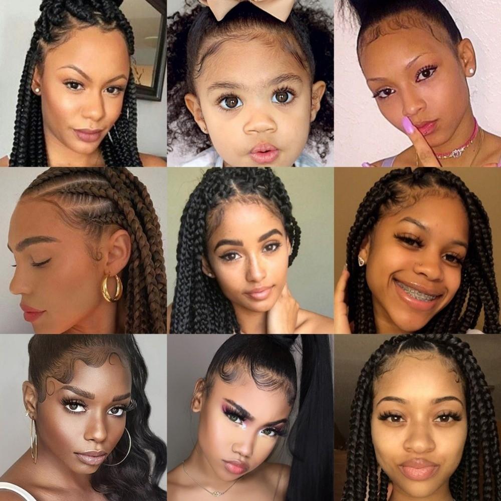 Long Lasting Hairline Stickers Disposable Bangs Stickers Hair Edges Temporary Tattoos  Facial Art