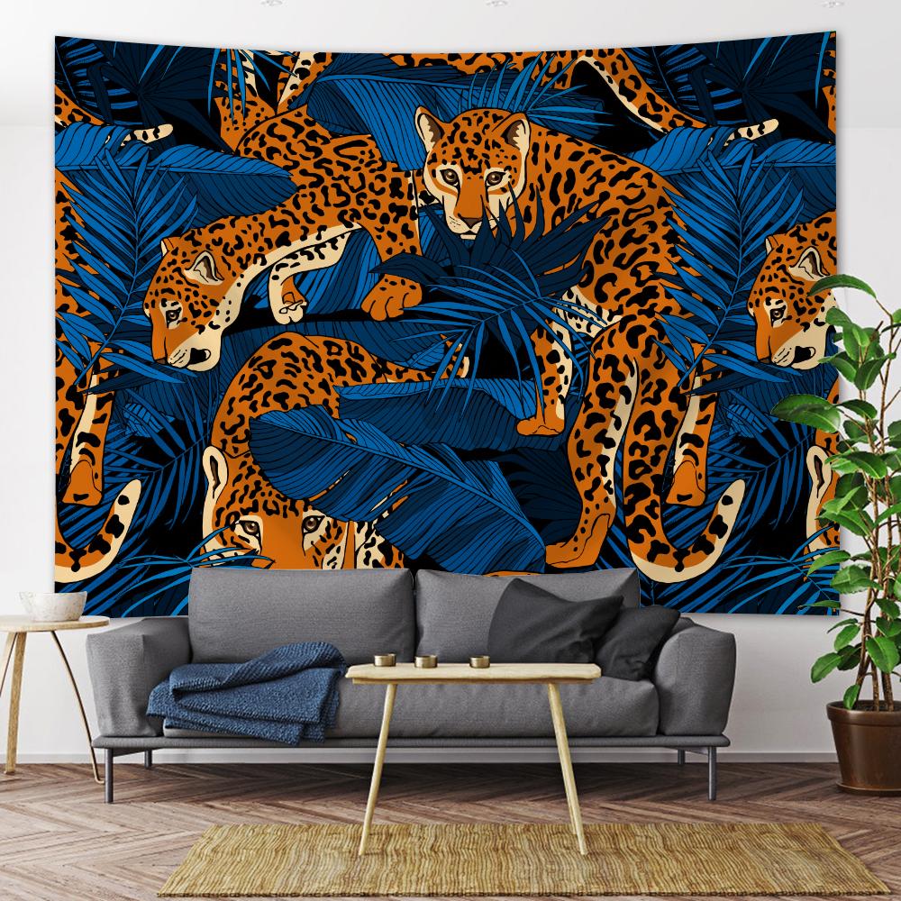 Pretty Animal Floral Wall Hanging Bedroom Wall Decor Boho Hippie Home Decor Art Tapestry Background Cloth Yoga Mat Sheets