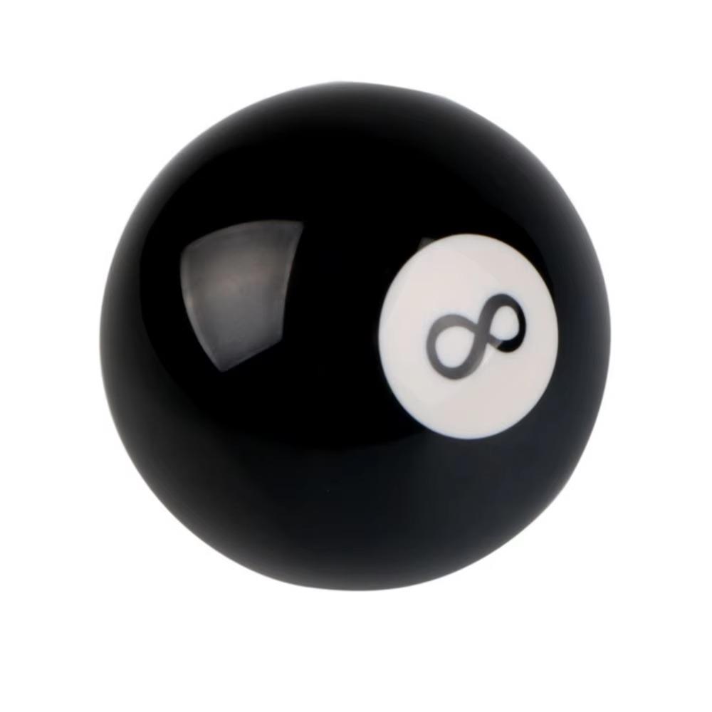 Black 8 Eight Pool Billiard Ball Gear Shift Knob W/ Adapter Universal Vehicle AT/MT Shifter Lever Head