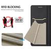 For Samsung Galaxy S25 Edge Wallet Case RFID Blocking Litchi Texture Leather Mobile Cover