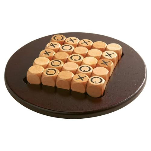 GIGAMIC QUIXO Mini [Official Japanese Distributor] Board Game, Tabletop Game, Educational Toy, Brain Training Toy for Kids, France